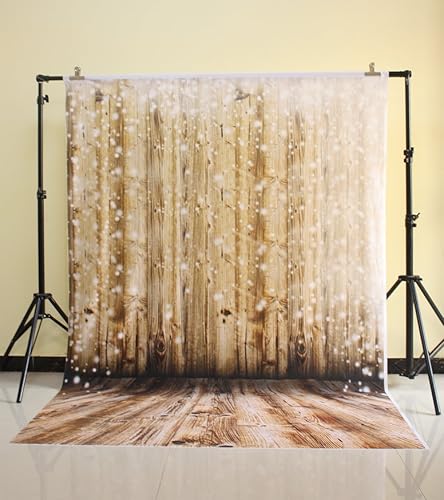 Miniatura 4 de Telón de fondo de fotos de 5 x 7 pies fondo de fotografía de recién nacido fondo de madera para pared y suelo XT-2661