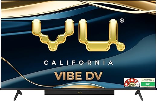Vu 189cm (75 inches) Vibe Series 4K QLED Smart Google TV 75VIBE-DV