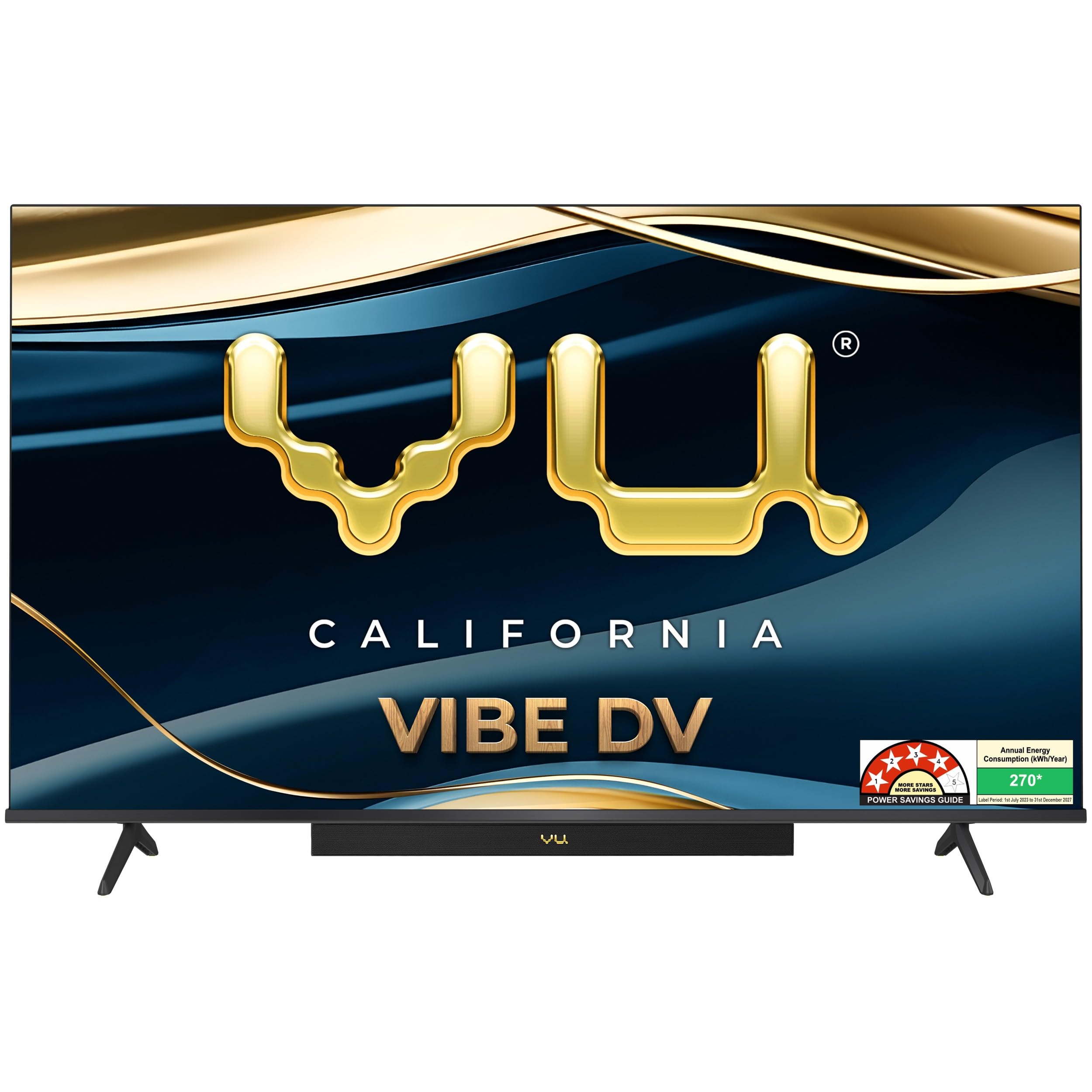 Vu 189cm (75 inches) Vibe Series 4K QLED Smart Google TV 75VIBE-DV