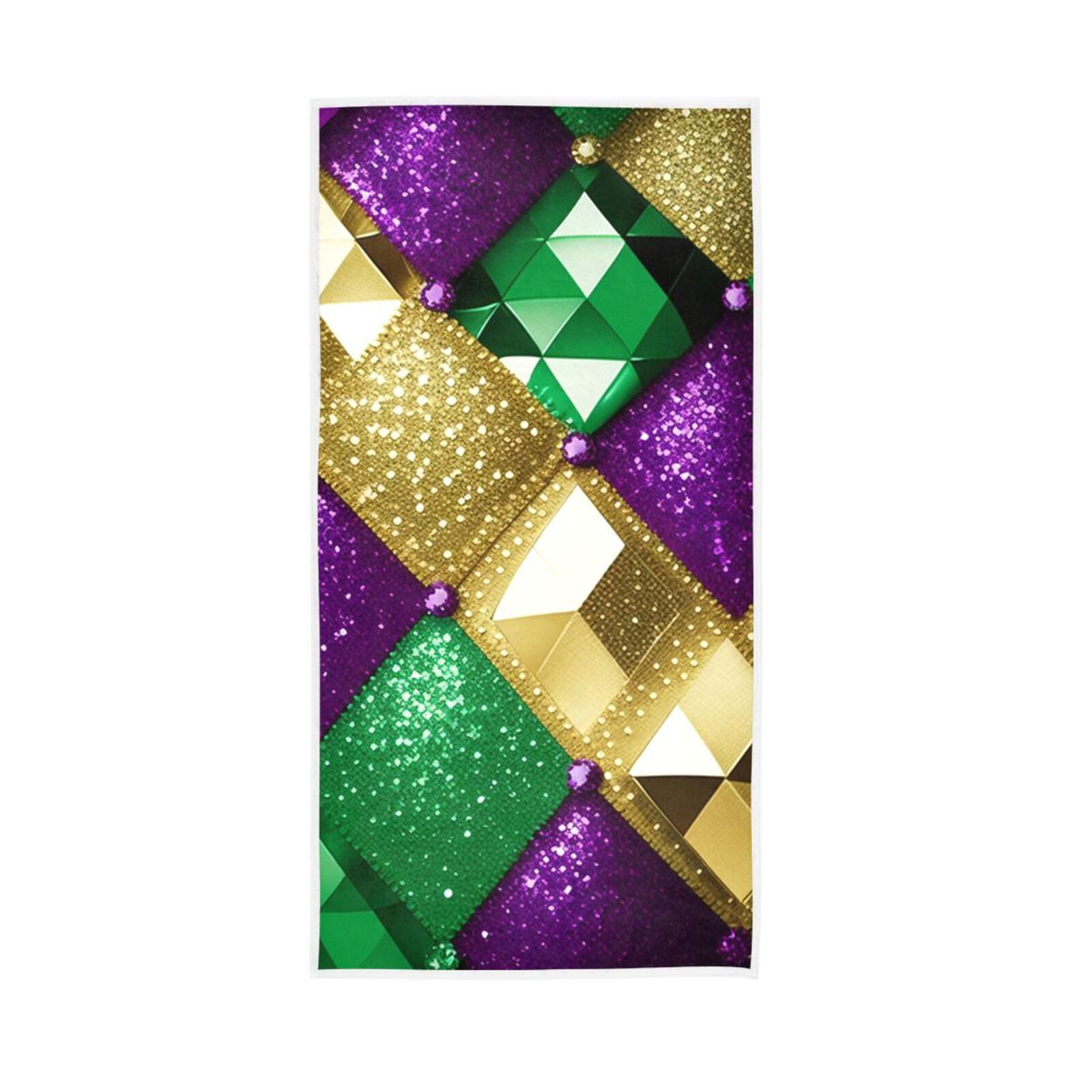 HUYGD Carnival Element 1 Bath Hand Towels, 15 x 30 Inches Soft Hand Towel Spa Facial Towels Hand Towels Spa