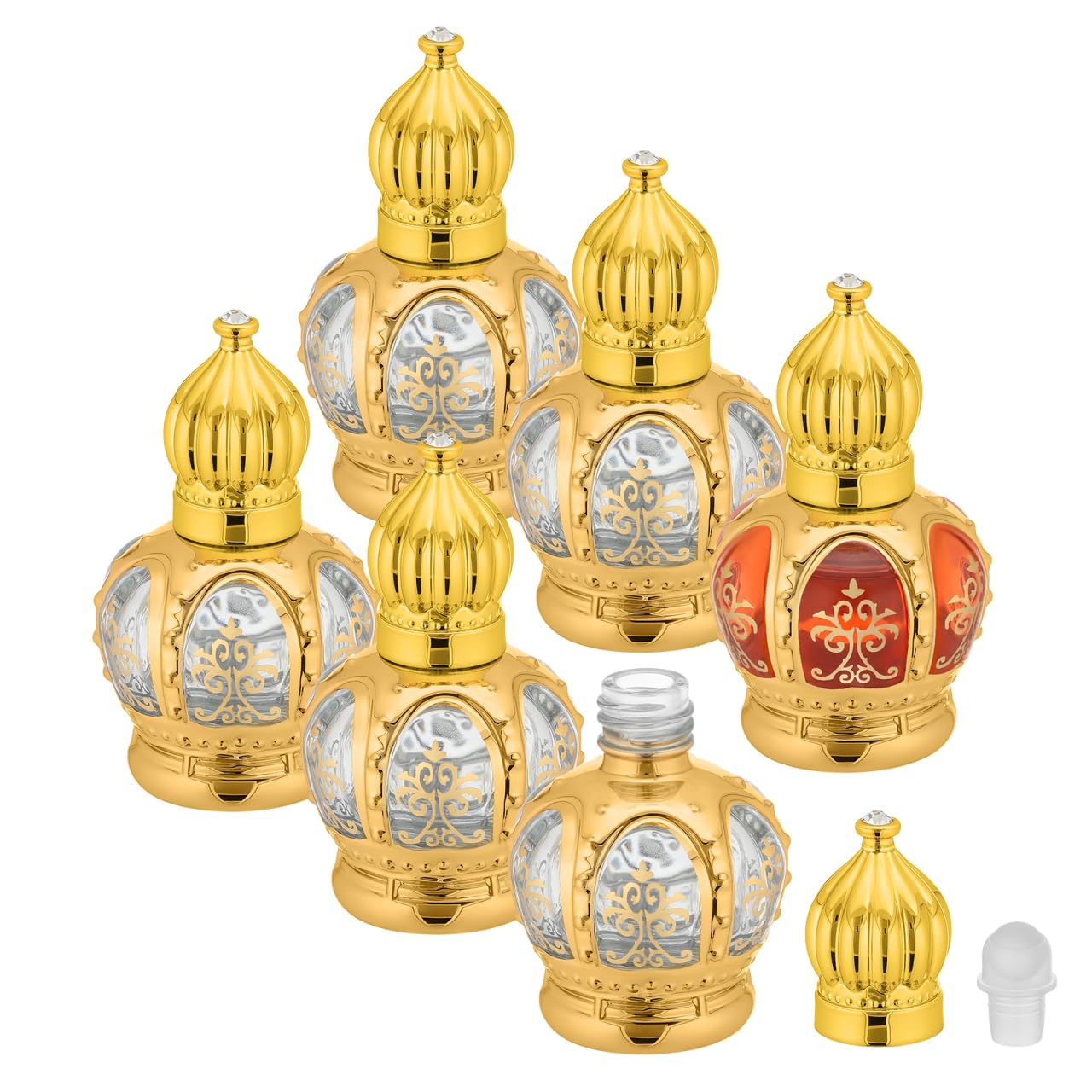 Flacons en verre haut de gamme FRCOLOR 15 ml pour huiles et parfums