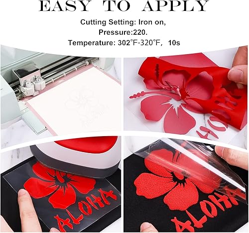 Miniatura 33 de WRAPXPERT Puff Vinyl - Vinilo de transferencia de calor 3D Puffy HTV para planchar, para camisetas, 10 pulgadas x 5 pies, fácil de cortar/transferir