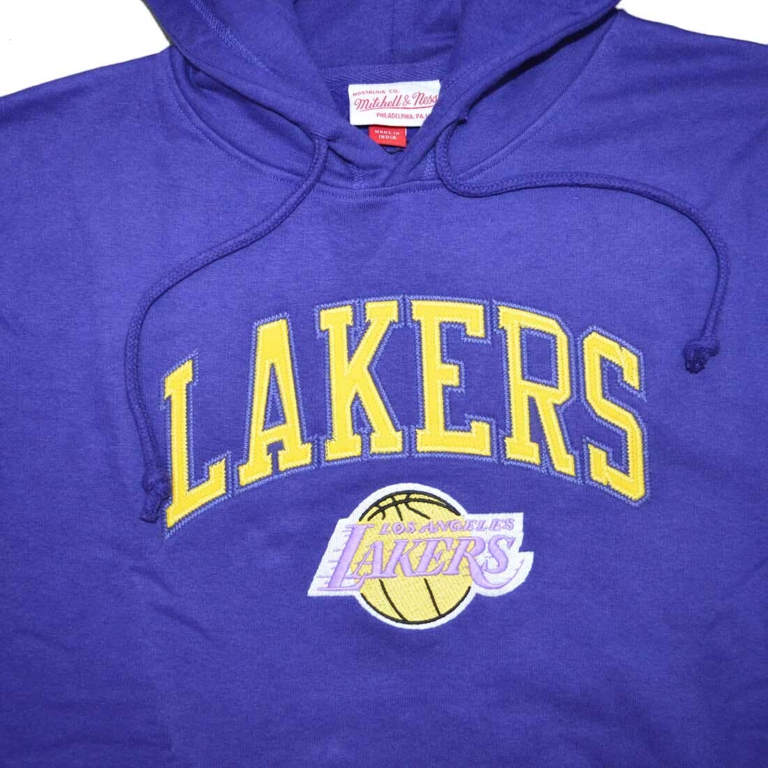 Mitchell & Ness NBA Arch Felpa con cappuccio LA Lakers Viola L