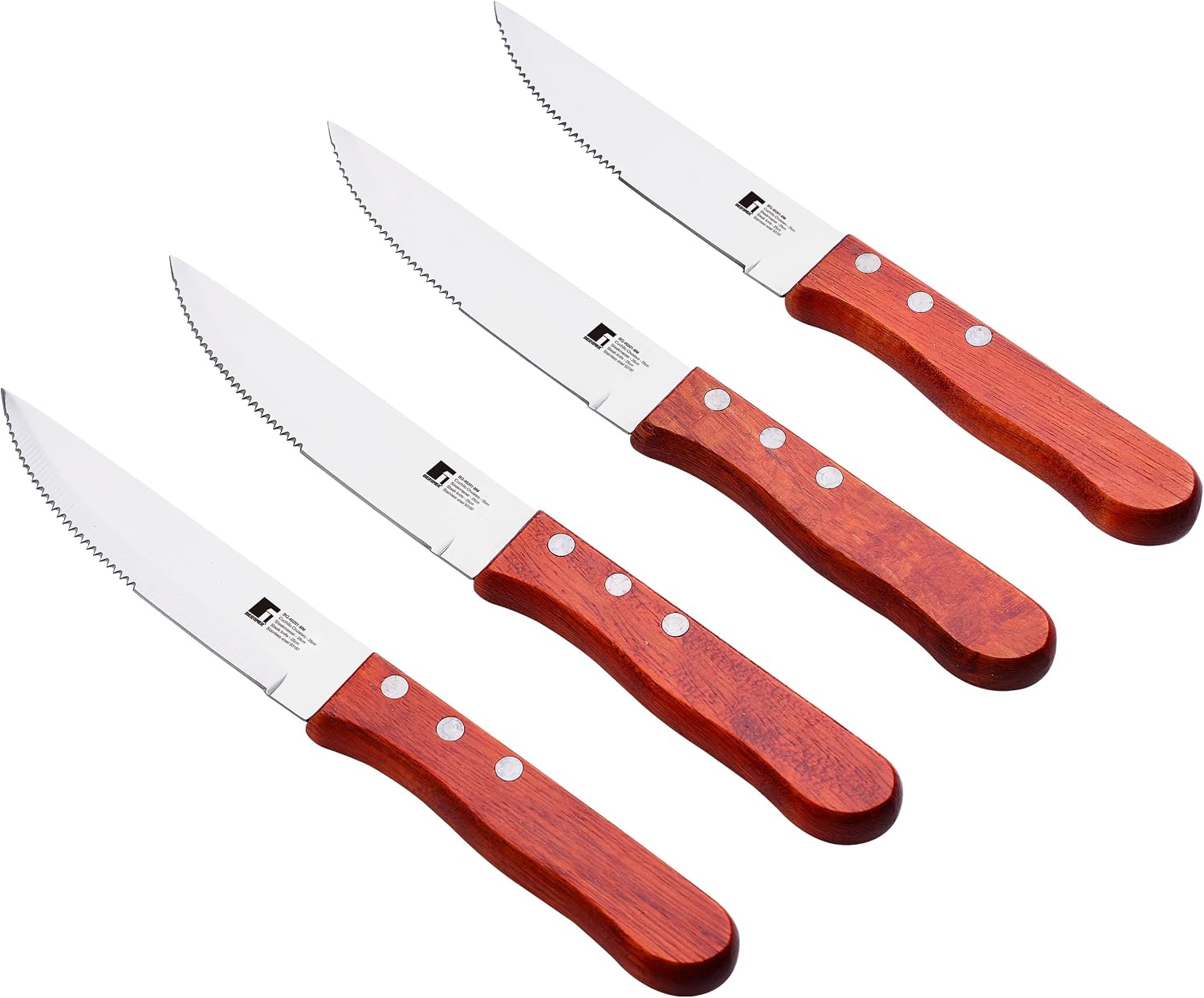 Bergner BBQ Stainless Steel Knife Set (4 pcs)