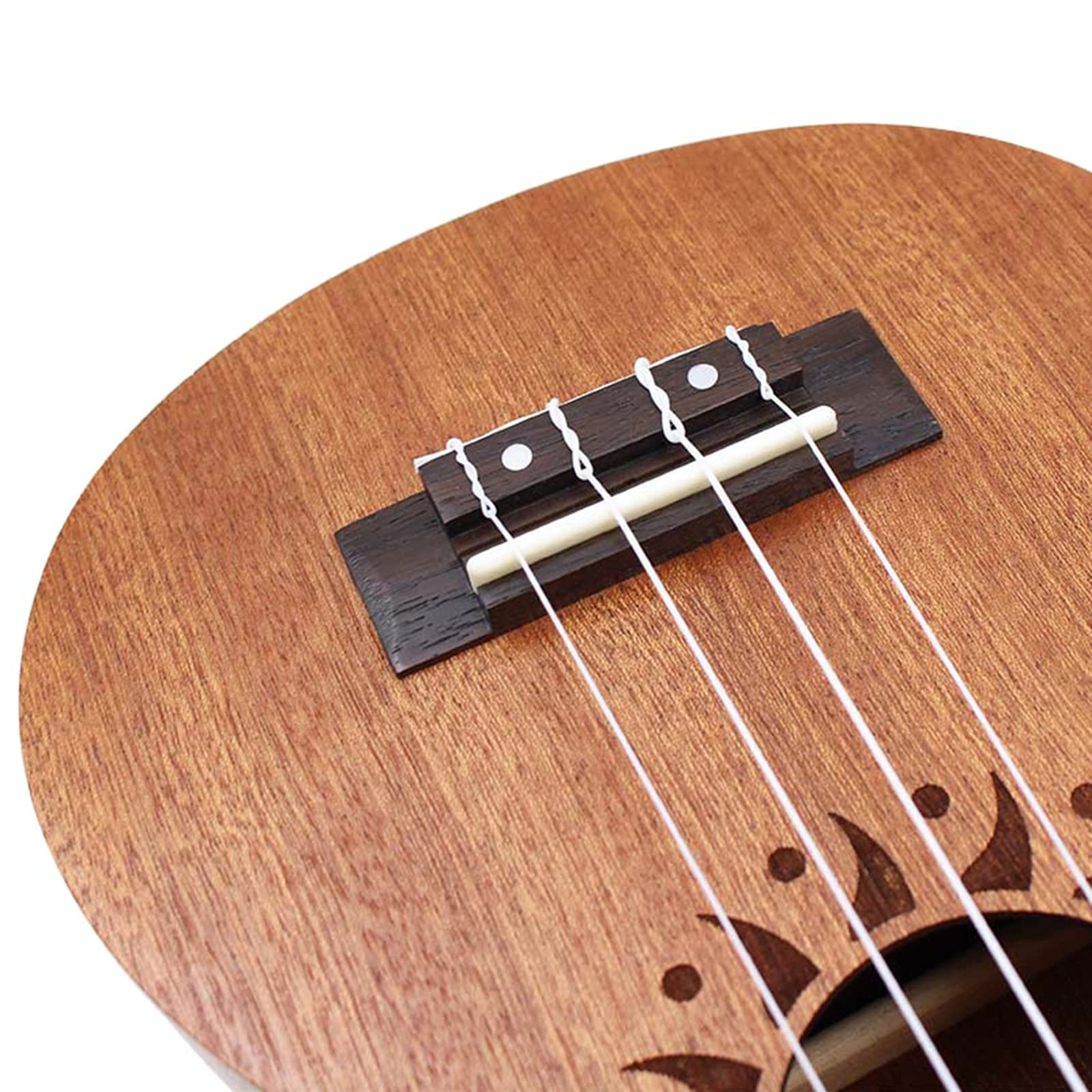 53 cm początkujący hawajskie ukulele instrument dziecko mała gitara czterostrunowy wzór słonecznika ukulele proste i zabawne drewno dla dzieci