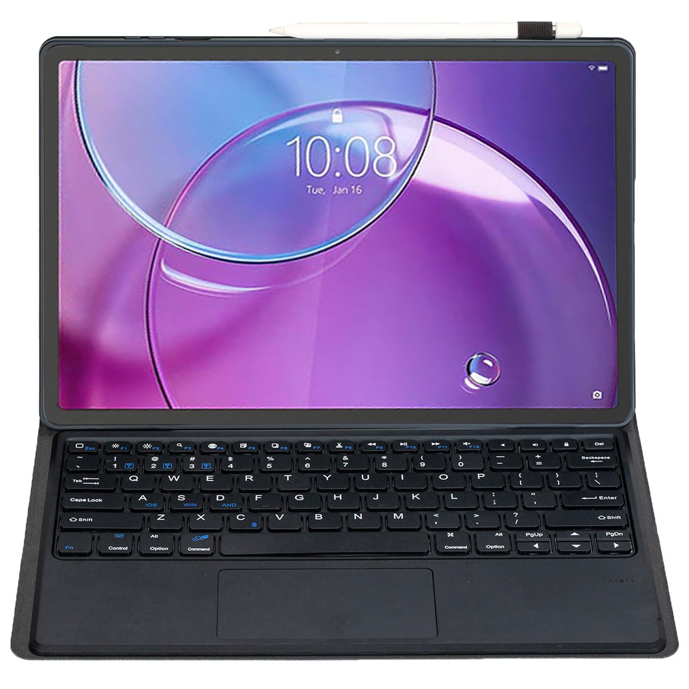 Copertura per tastiera wireless Bluetooth (13") Lenovo Idea Tab Pro Gen 2 (TB390FU) | Lenovo Xiaoxin Pad Pro GT 13" (TB378FC), custodia per tastiera e mouse trackpad