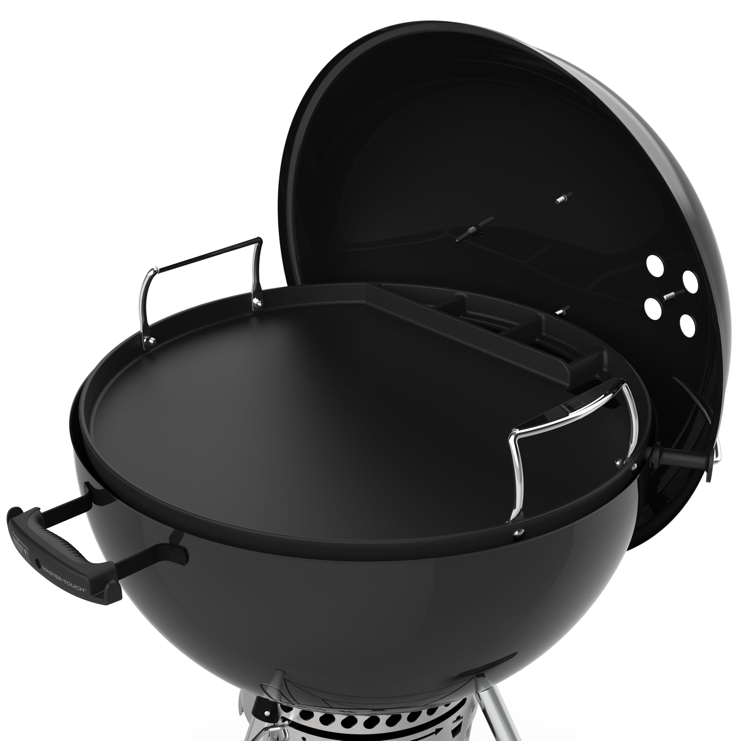 WEBER Plancha do grilla węglowego 57 cm, Czarny
