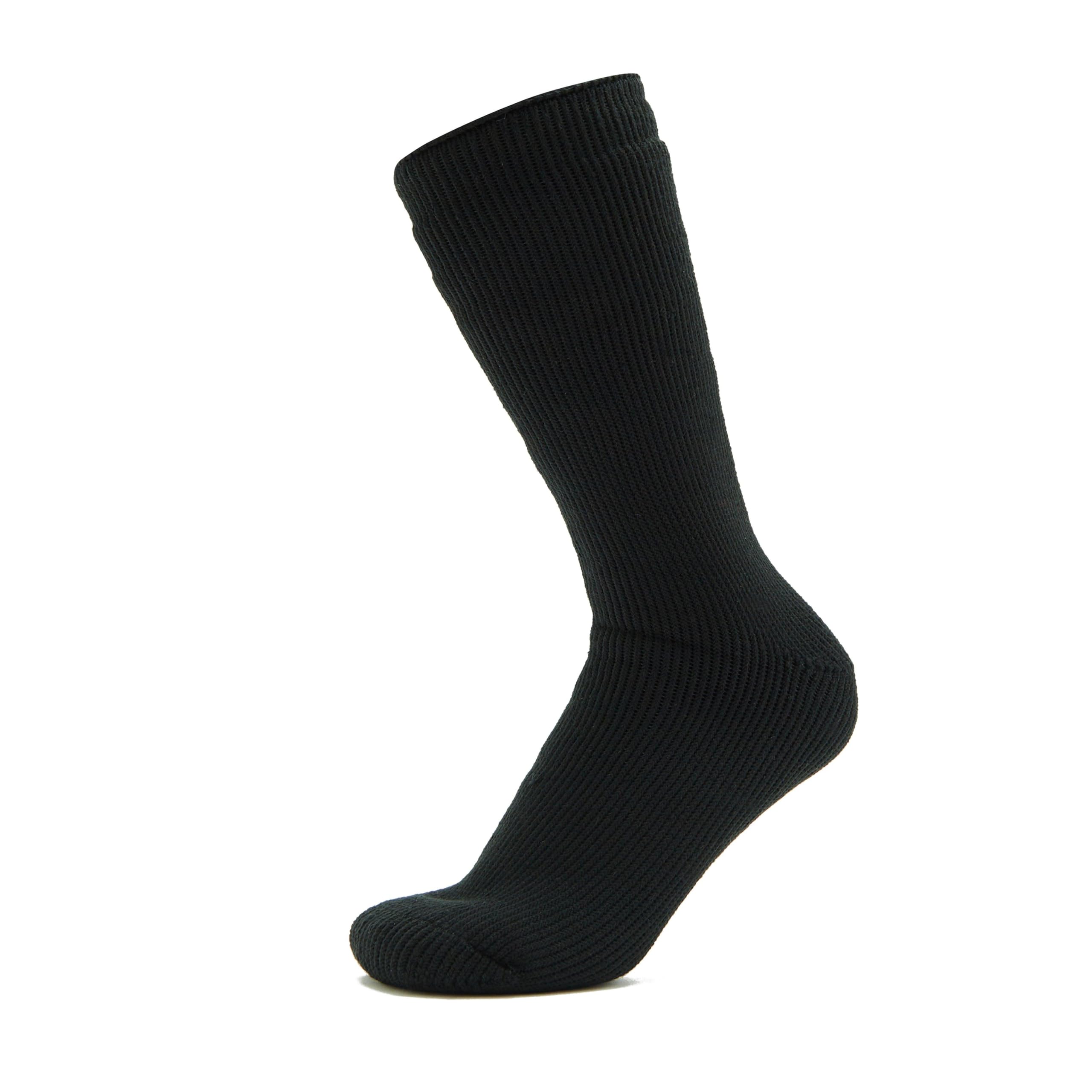 Peter Storm Men's Thermal Socks, Moisture Wicking, 89% Acrylic, 10% Polyester, 1% Elastane (Black)