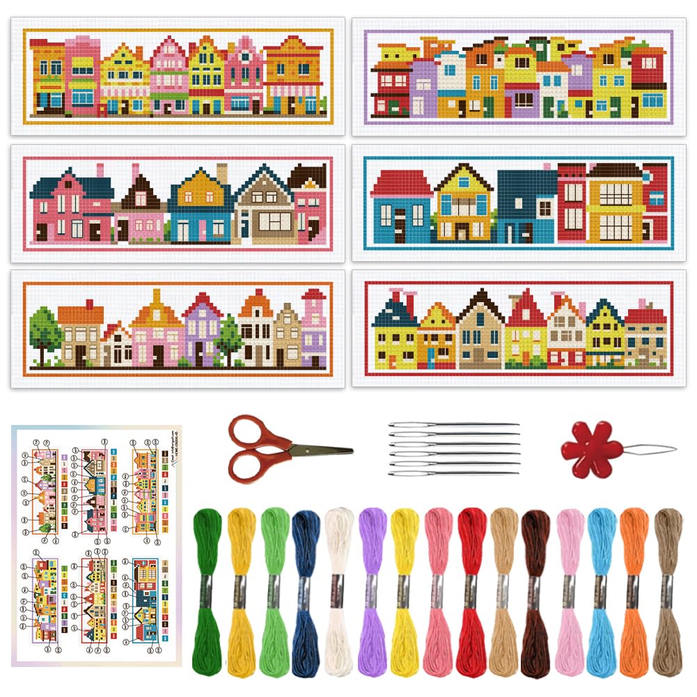 Cross Stitch Bookmark Kit - Beginner DIY Craft -14