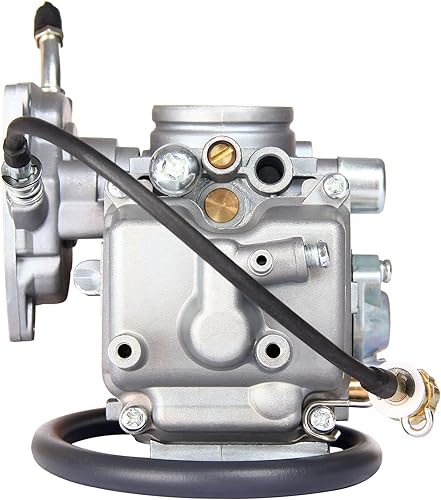 Miniatura 7 de Carburador para ATV Yamaha Kodiak 400 YFM400 y Big Bear 400, Bruin 350, Grizzly 350 450, Wolverine 350 450 con cepillo limpiador, filtro de aire,
