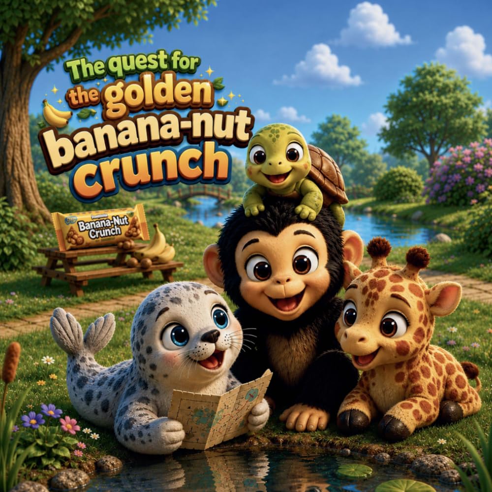 The Quest for the Golden Banana-Nut Crush.: A hilarious adventure about friendship, teamwork and sharing.