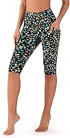 Vista 74 de ODODOS - Leggings capri de cintura alta para mujer con bolsillos, control de abdomen, no se transparentan, para entrenamiento atlético, running