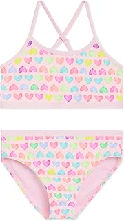 Lands' End Girls' Swim UPF 50+ Adjustable Strap Bikini Set