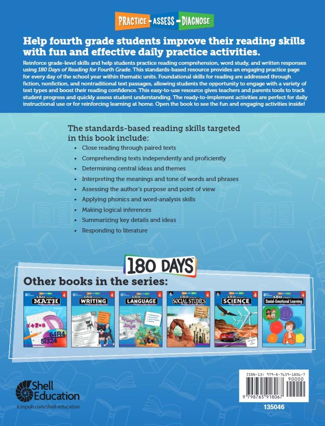 180 Days(tm): Literacy and Math Skills for 4th Grade Practice Workbook for Classroom and Home, Cool and Fun Practice Created by Teachers (180 Days of Practice) - Image 4