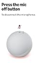Amazon Echo Dot (5th Gen), smart speaker with Alexa+, vibrant sound, motion detection, temperature sensor, bluetooth, White gallery image