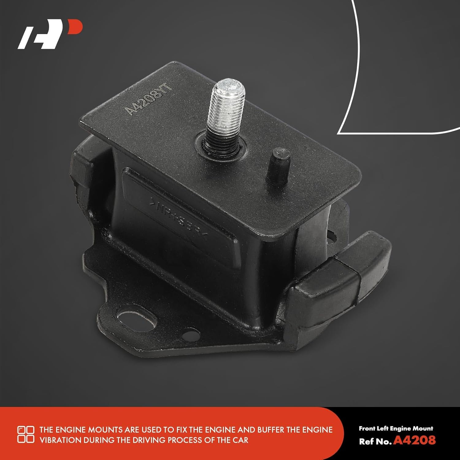 A-Premium 3PCS Engine Motor Mount and Transmission Mount Kit Compatible with Toyota Tacoma 1995-2004 RWD 2.4L 2.7L, T100 1994-1998 2.7L