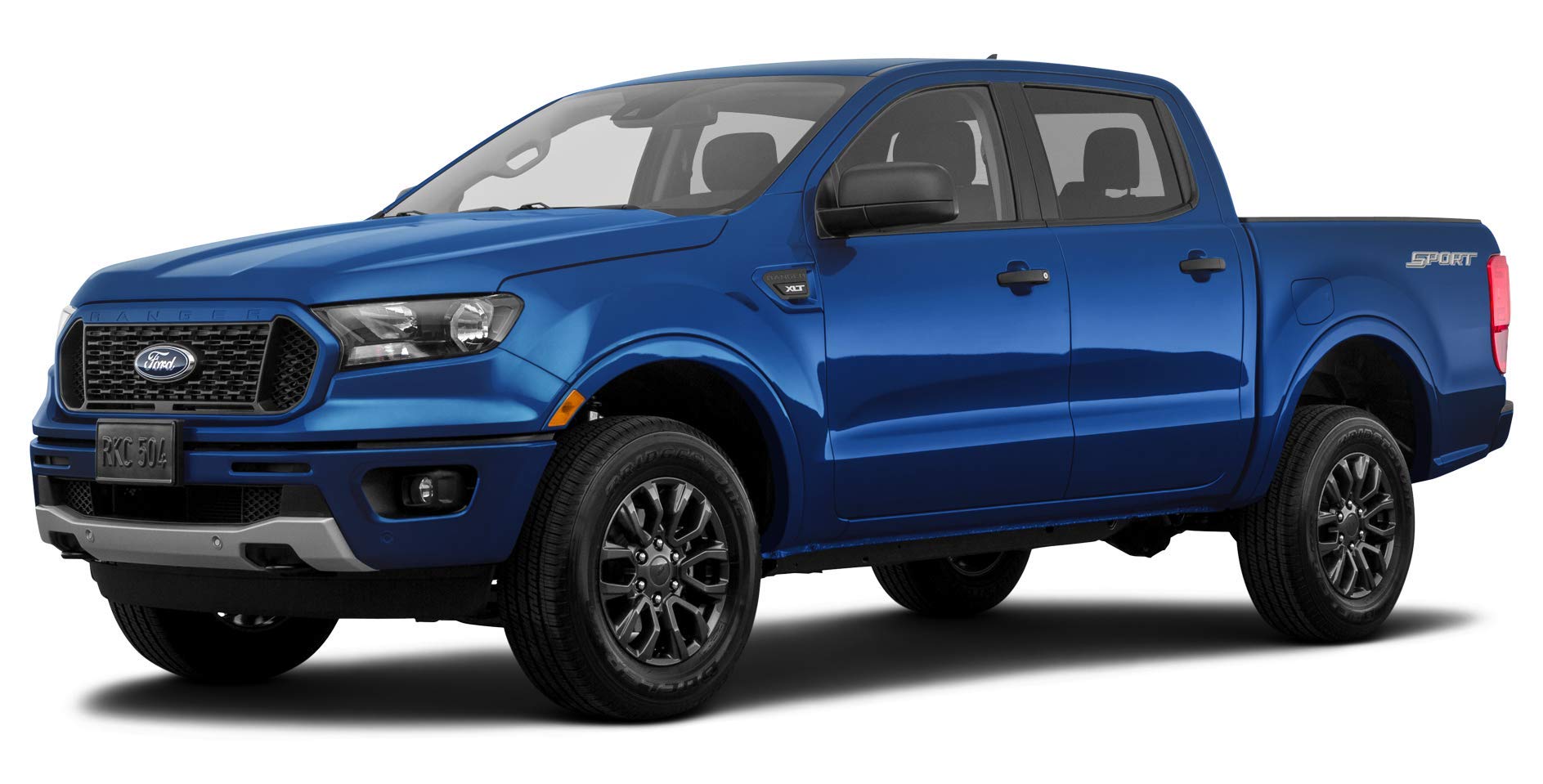 2019 Ford Ranger Xlt 2 Wheel Drive Supercrew 5 Box Lightning Blue Metallic