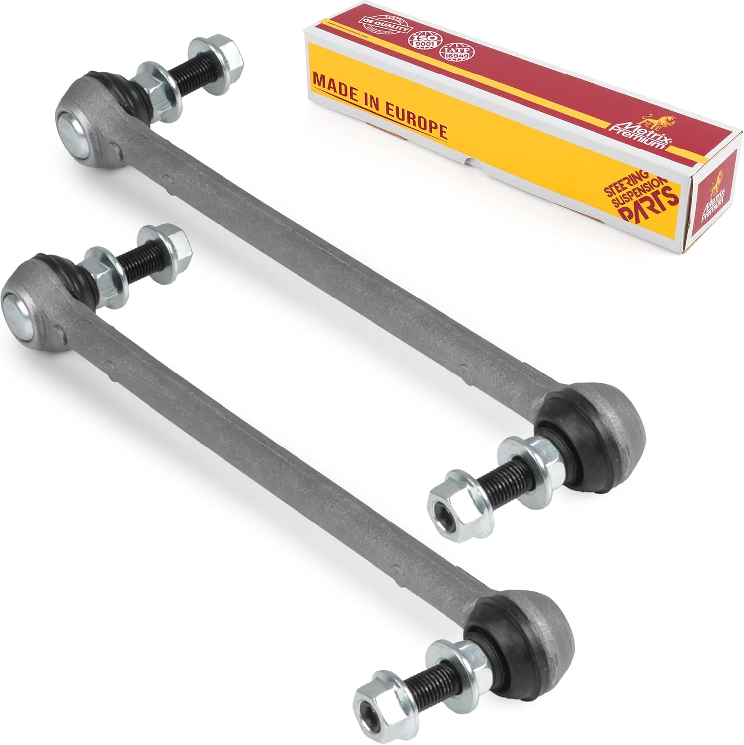 Metrix Premium Chassis Parts - 2 PC Front Sway Bar Stabilizer End Link Kit Fits 2017-2022 Nissan Kicks, 2020-2022 Nissan V-Drive, 2020-2022 Nissan Versa, Replacement K750098, Made in Europe