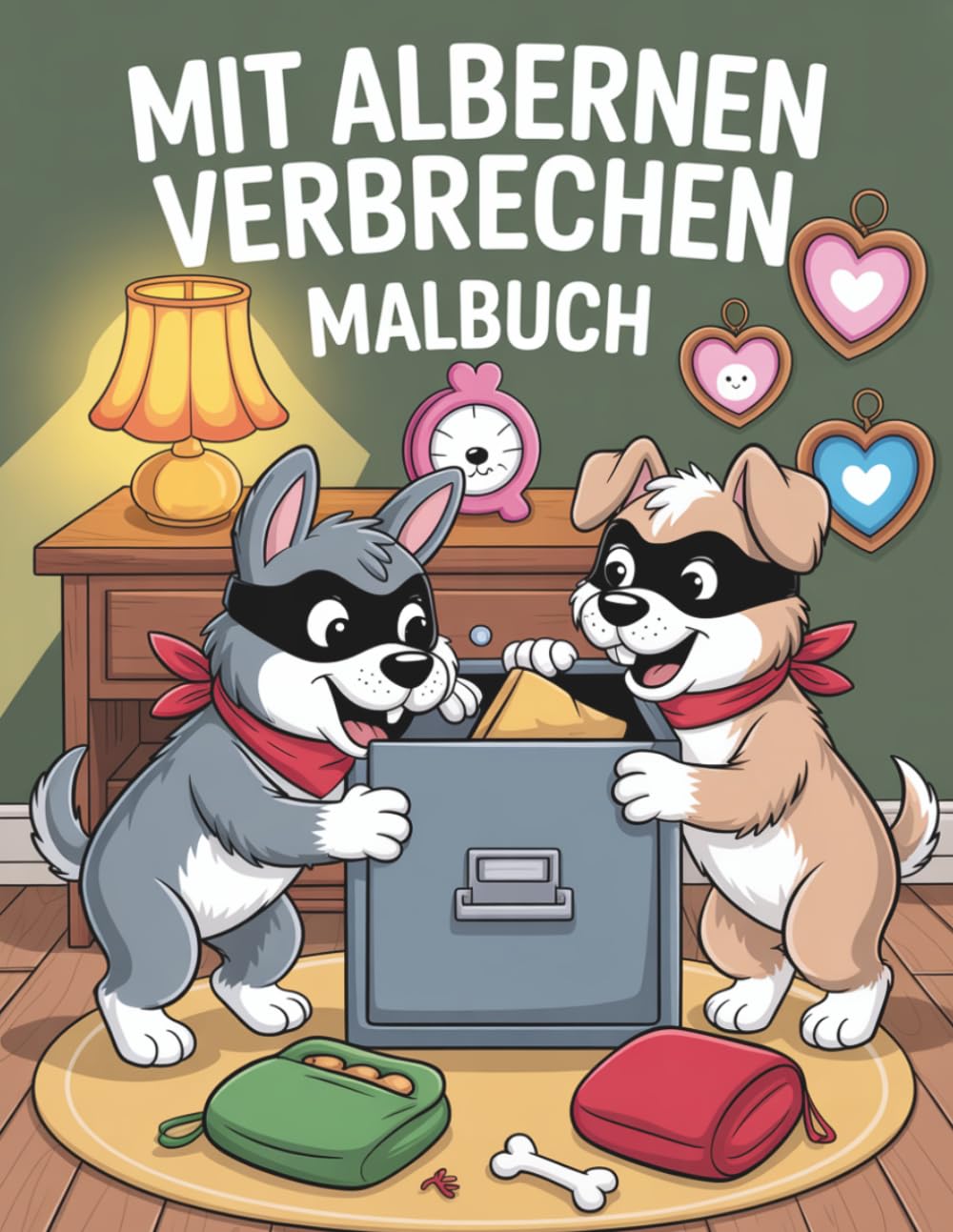 Malbuch mit albernen Verbrechen: Lustiges Malbuch mit verrückten Verbrechen und humorvollen Szenen für Erwachsene und Jugendliche – Kreativer Spaß zum Entspannen