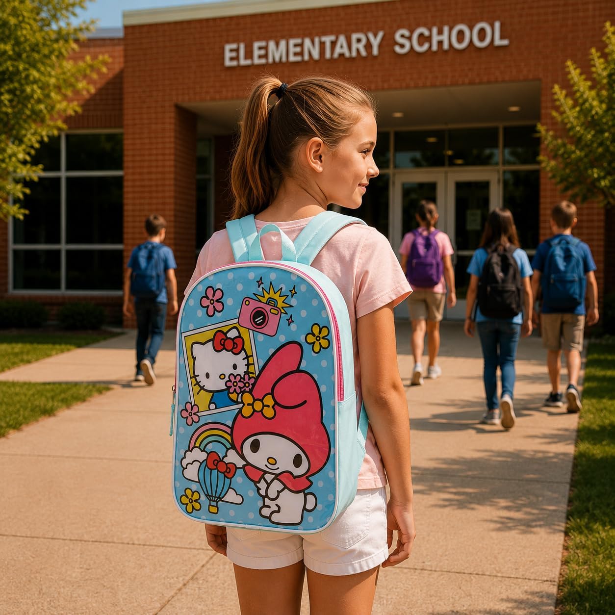 My Melody Kids Backpack - School Backpack for Girls