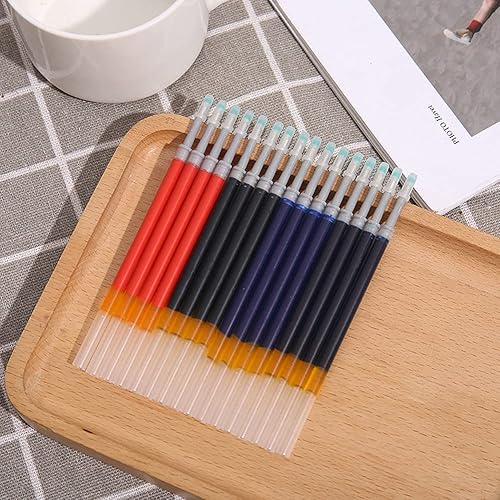 Miniatura 6 de DunBong Recambios de tinta de gel azul, repuestos de bolígrafos de gel líquido, línea fina de 0.020 in, juego de 10 (azul)