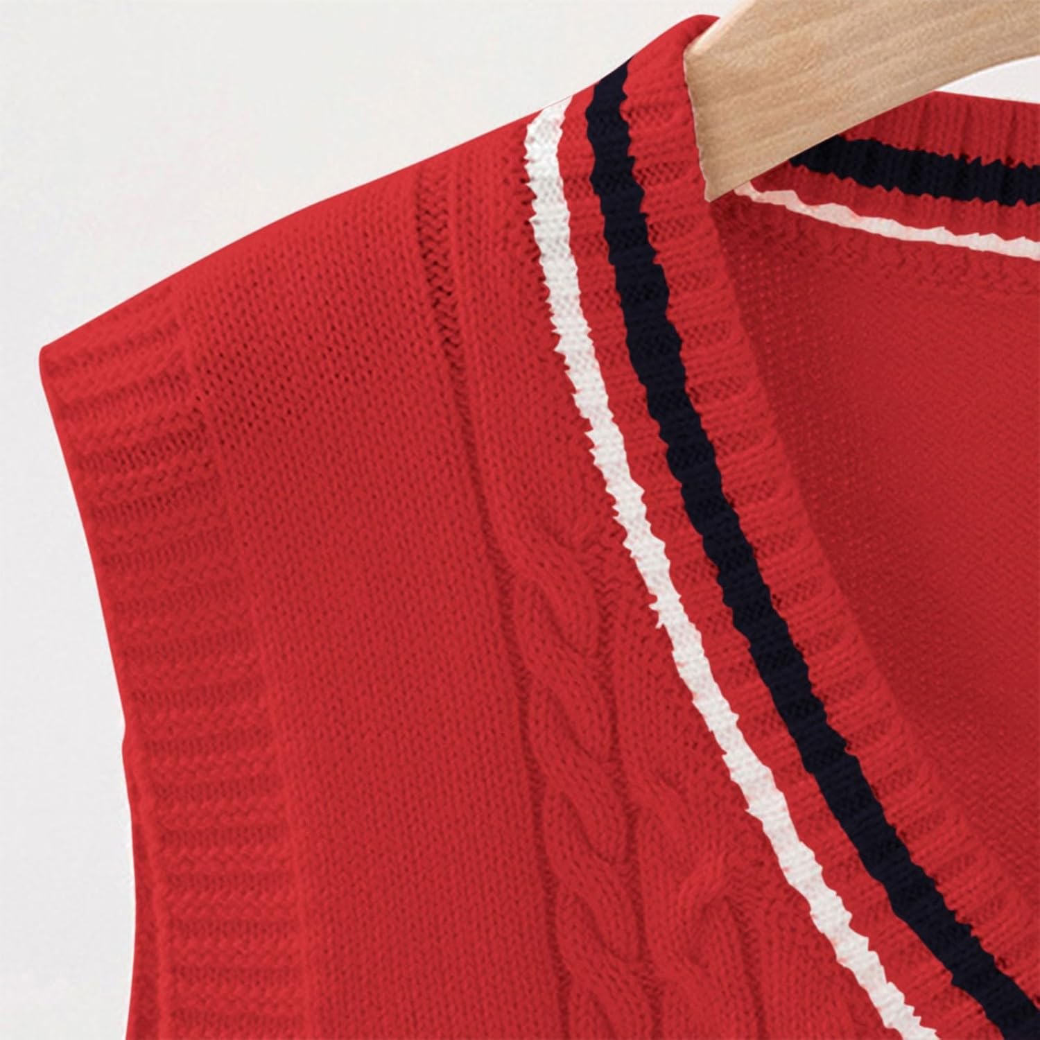 Boys Cable Knit Sweater Vest V-Neck Knitted Toddler Kids Girls Clothes Dress Vests Boys Sweater Vest