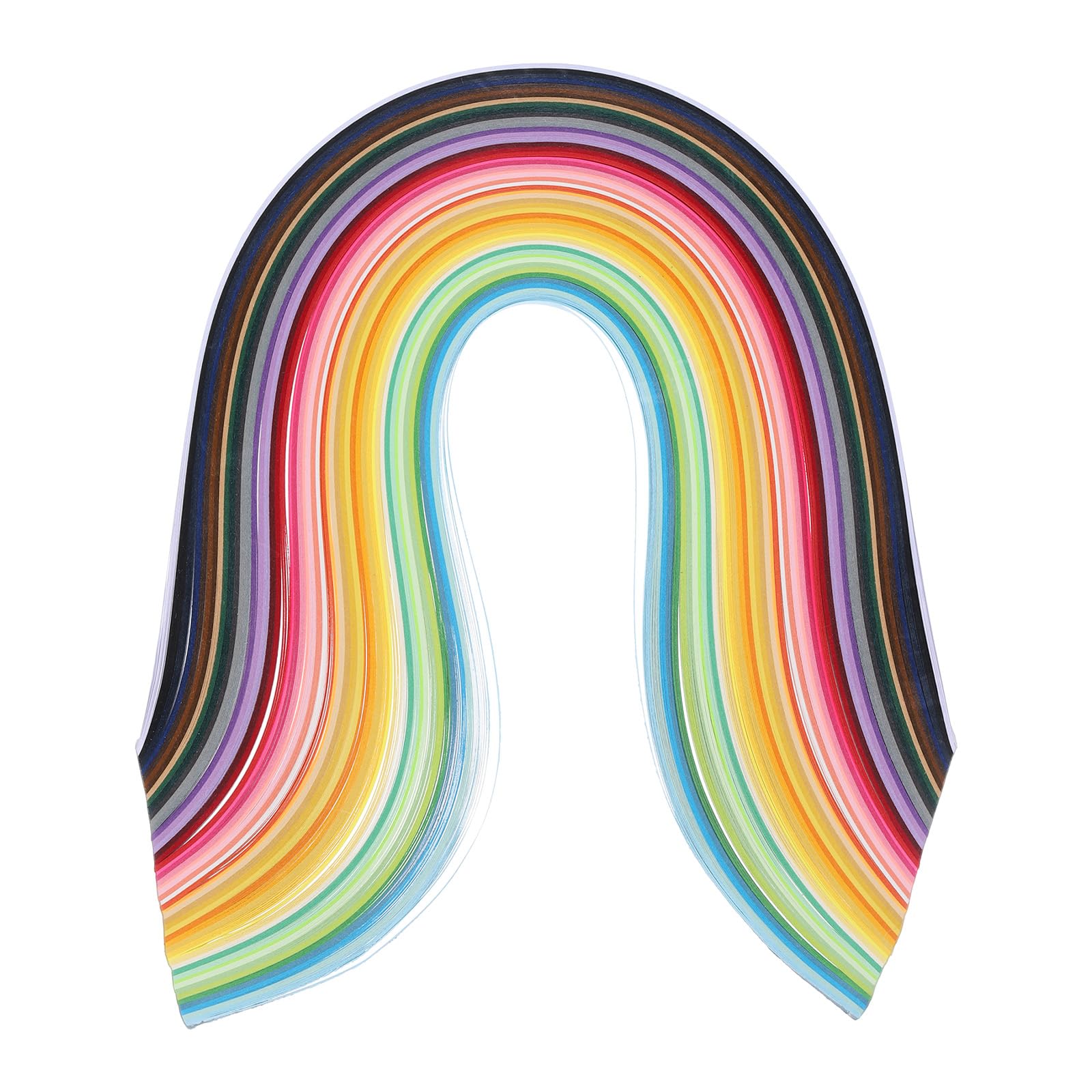 Papier quilling 5mm PATIKIL lot de 500 bandes en 50 couleurs pour origami