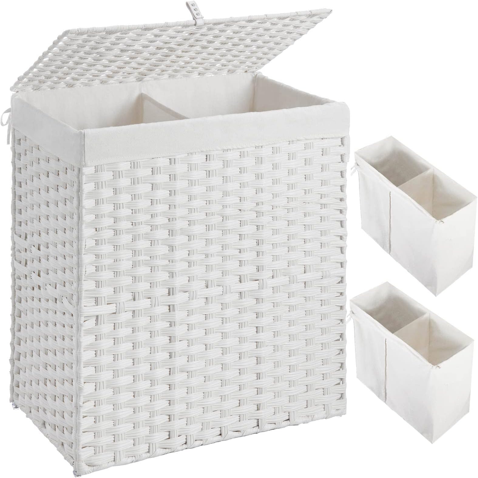 Amazon.com: 2LB Depot Laundry Hamper - 25x20x13-Inch Waterproof Bamboo ...