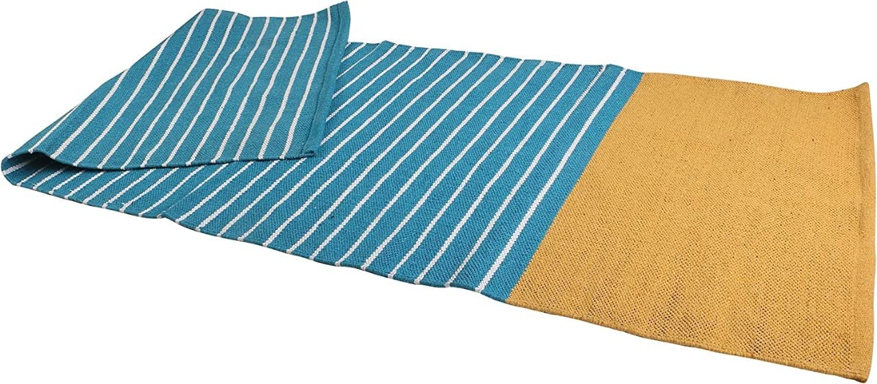 ASE YOGA INDIA 100% COTTON YOGA MAT SUPREME HEAVY QUALITY, SPECIAL SIZE- 70X190 Cm (HANDLOOM PRODUCT - ORGANIC & ECO FRIENDLY) (B08FJHNP6T) Amazon Price History, Amazon Price Tracker
