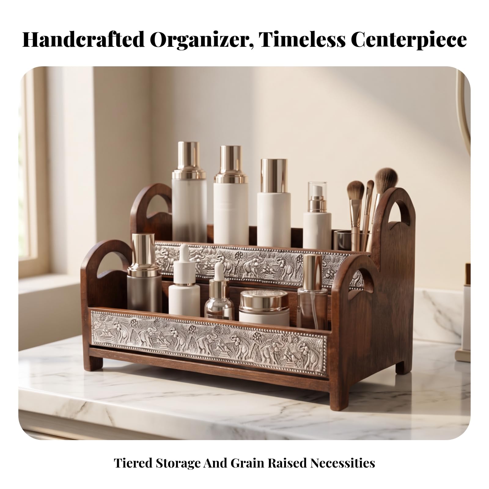 Présentoir En Bois Ouvert Rangement, Une Couche