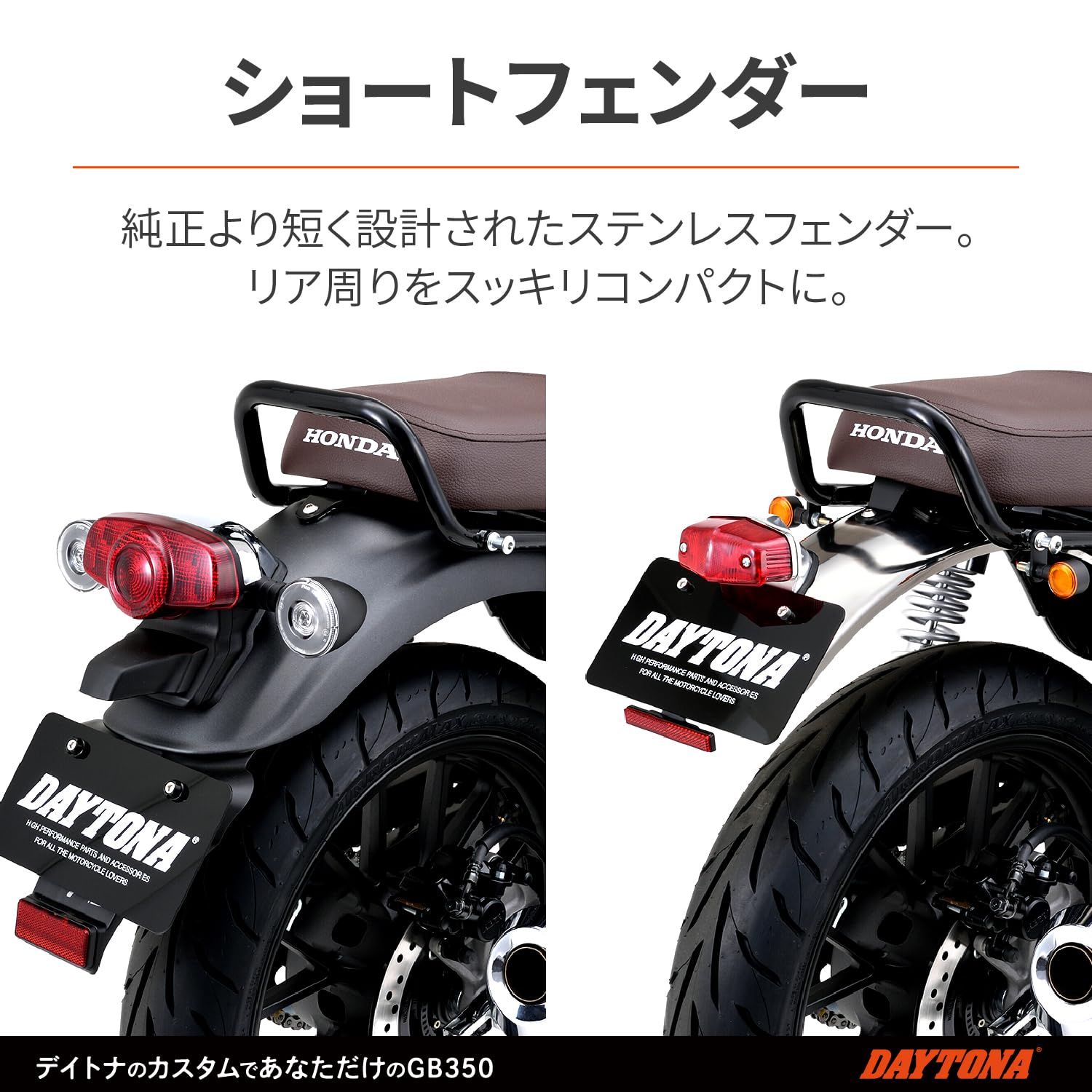 Amazon | デイトナ(Daytona) バイク リアフェンダー GB350(21-25 