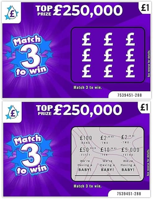 6 PACK Baby Pregnancy Announcement Scratch Cards Lottery - "We're Having a Baby!" "It's a BOY!" It's a GIRL!" Scratchcards Novelty Fake Gift (BABY)