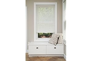 1 Inch Vinyl Mini Blinds - Cordless Light Filtering Window Blinds