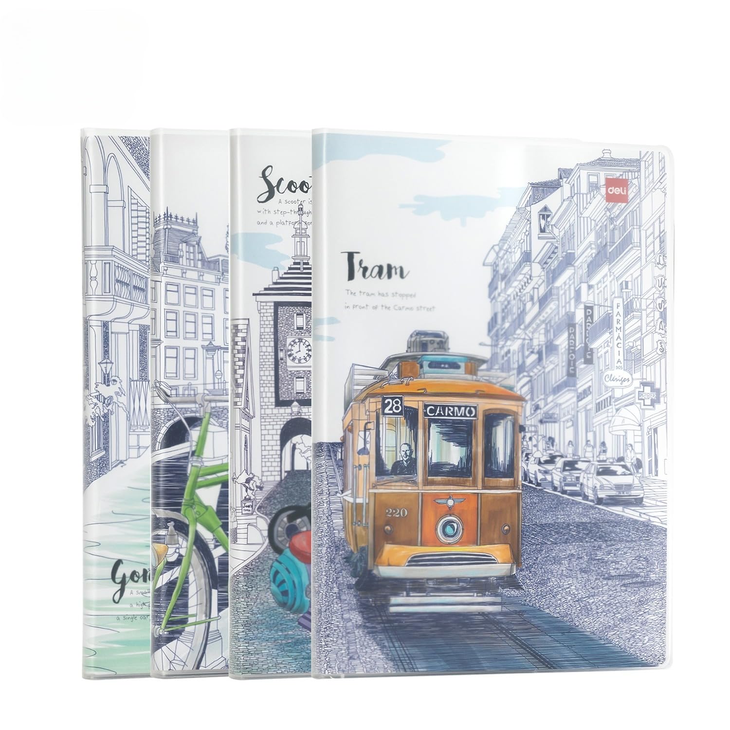 128-Sheets 70GSM EVA Cover Notebook, B5 Size