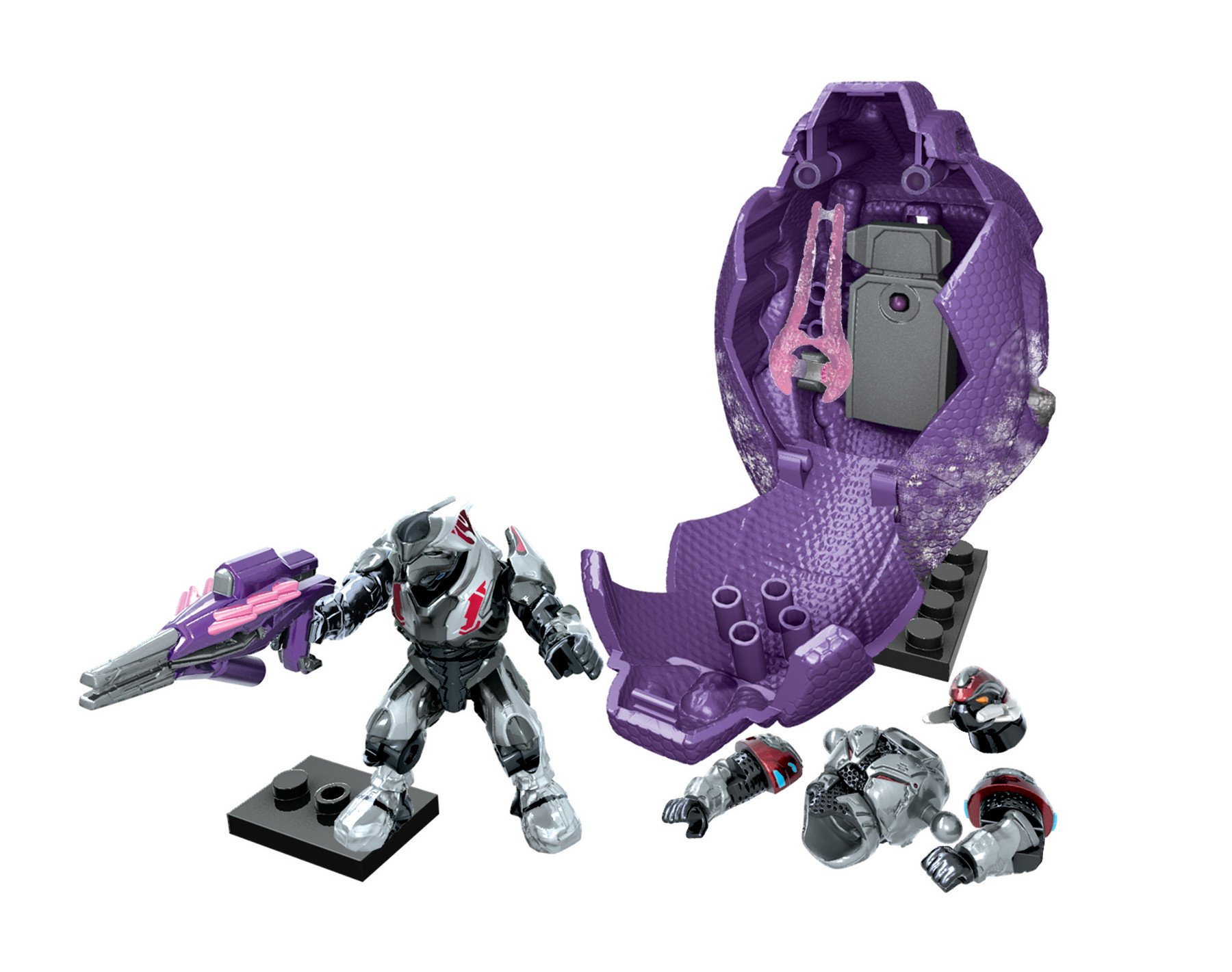 Halo Mega Bloks Set #97074 Arctic Covenant Drop Pod, Storage \u0026 Accessories  - Amazon Canada