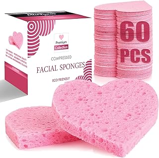 60 esponjas faciales comprimidas, esponjas co...