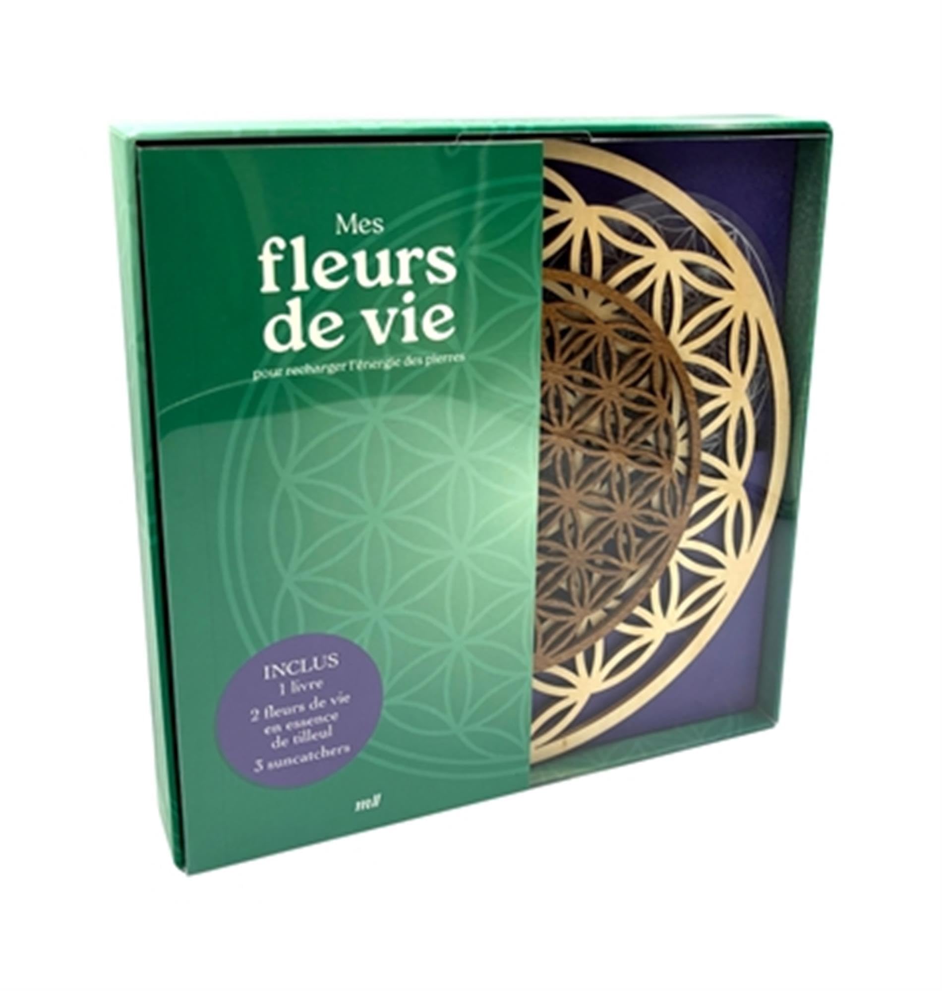 Coffret - Mes Fleurs de vie: pour recharger l'énergie des pierres