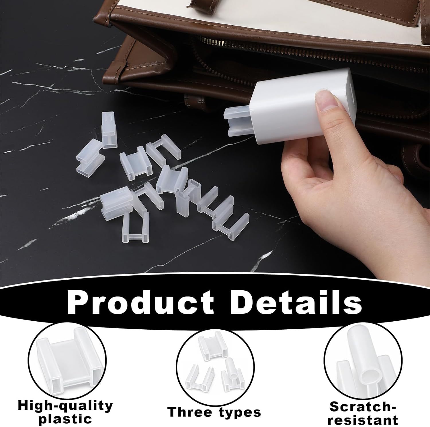 60 Pieces Plug Cover, Outlet Plugs Covers, 3 Prong and 2 Prong Plastic Protector Caps, Clear Safety Dust Boots for Power Socket