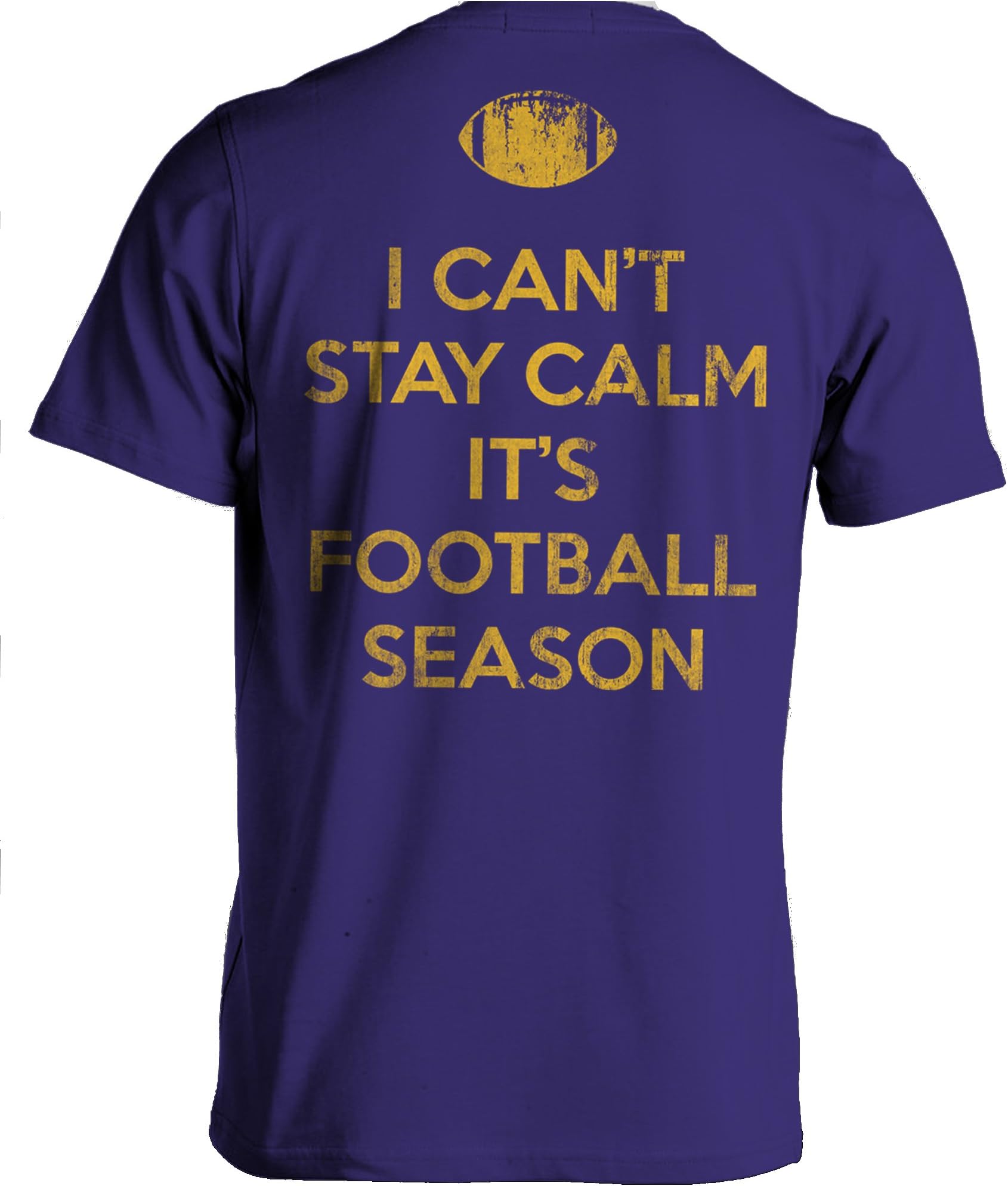Keep Calm Its Football Season - Purple - Ladies Small - T-Shirt
