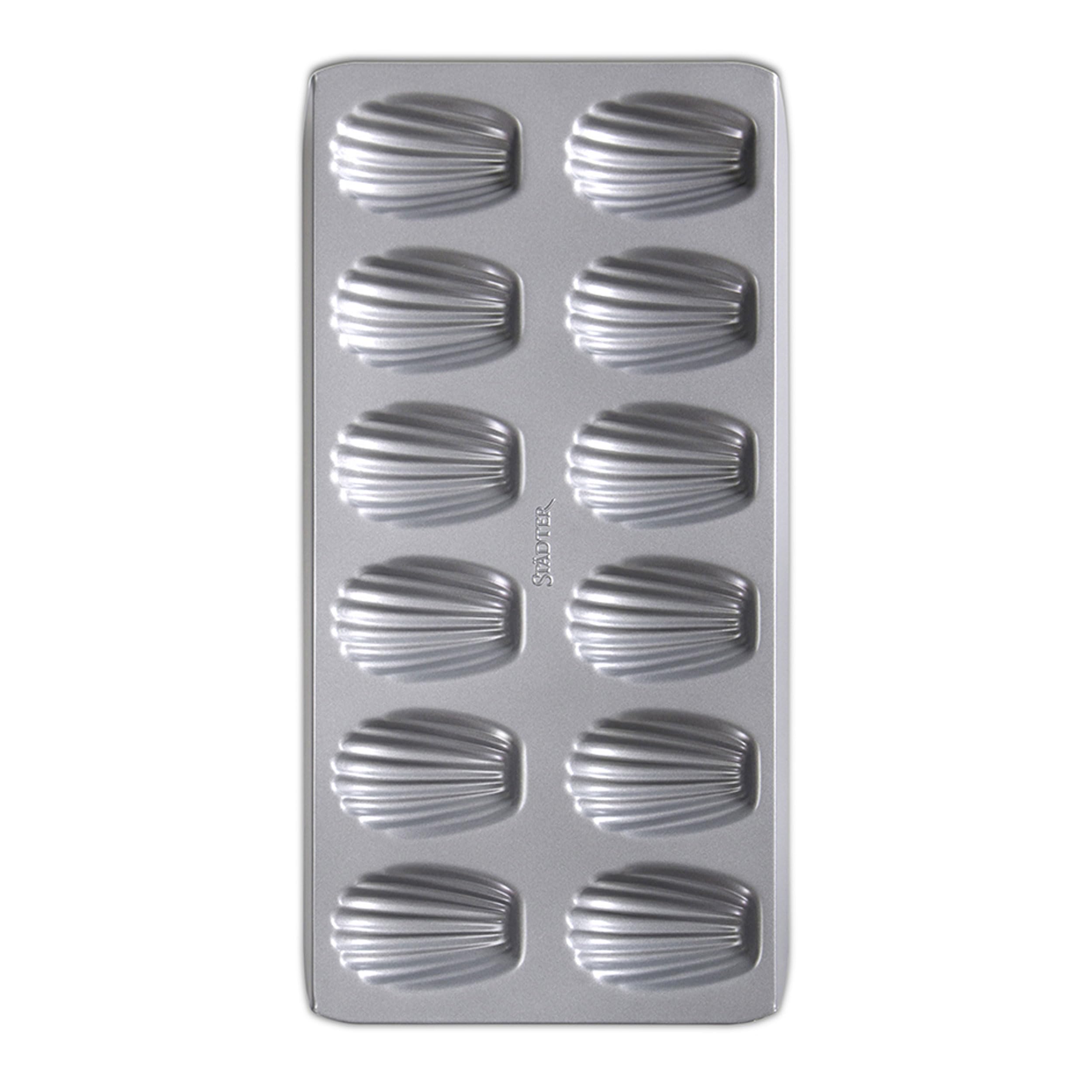 Städter We Love Baking – Stampo Orso Madeleine, in Metallo, Argento, 40 x 20 cm