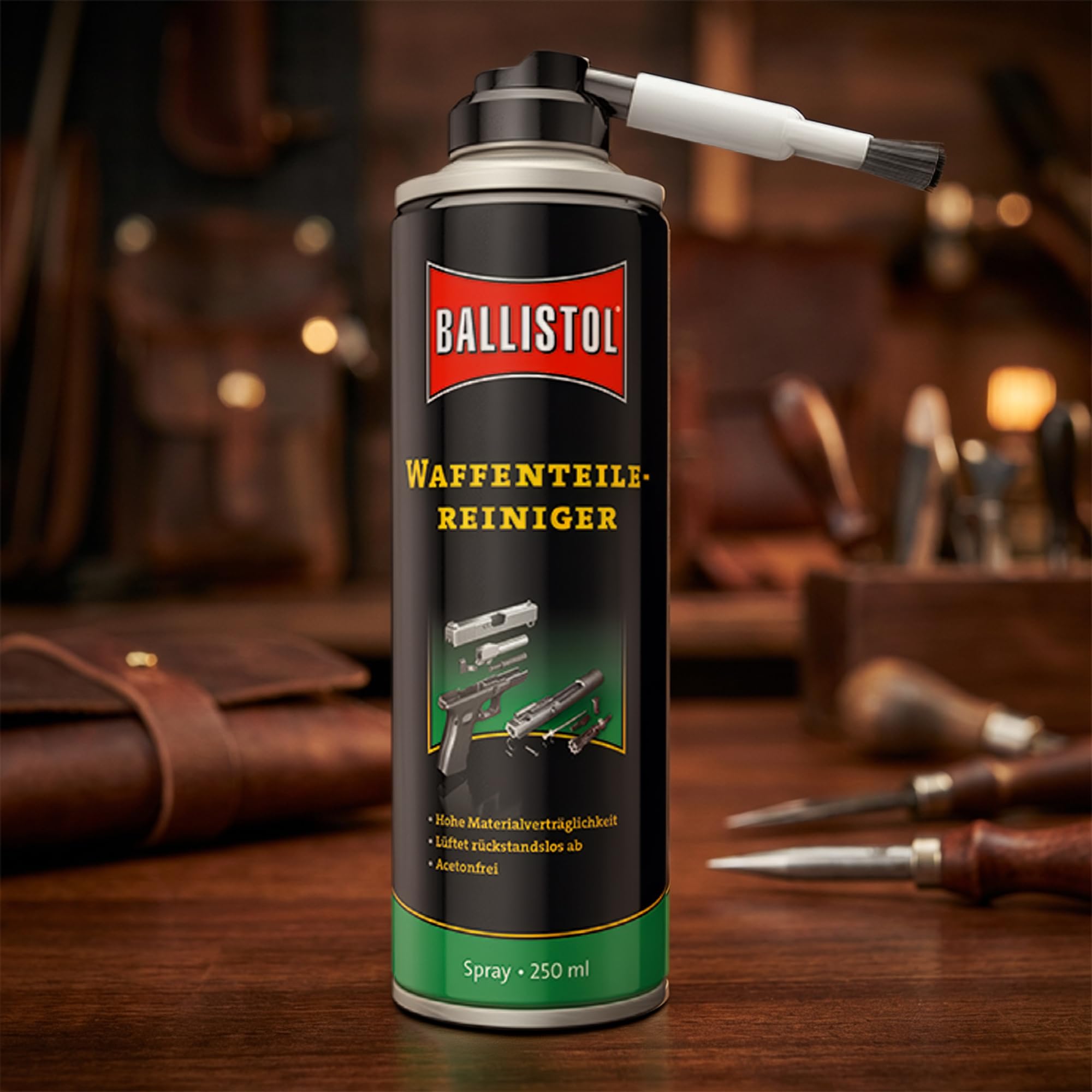 ELITE BBQ passend für Ballistol 2X Waffenteile-Reiniger Spray 250ml – Effektive Reinigung für präzise Waffenpflege