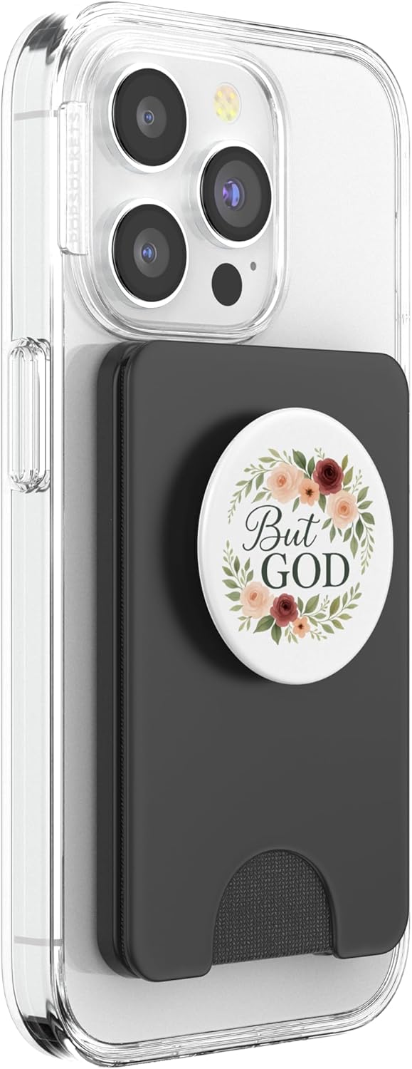 Floral Christian But God Religious Faith Based Phone Grips PopSockets PopWallet for MagSafe