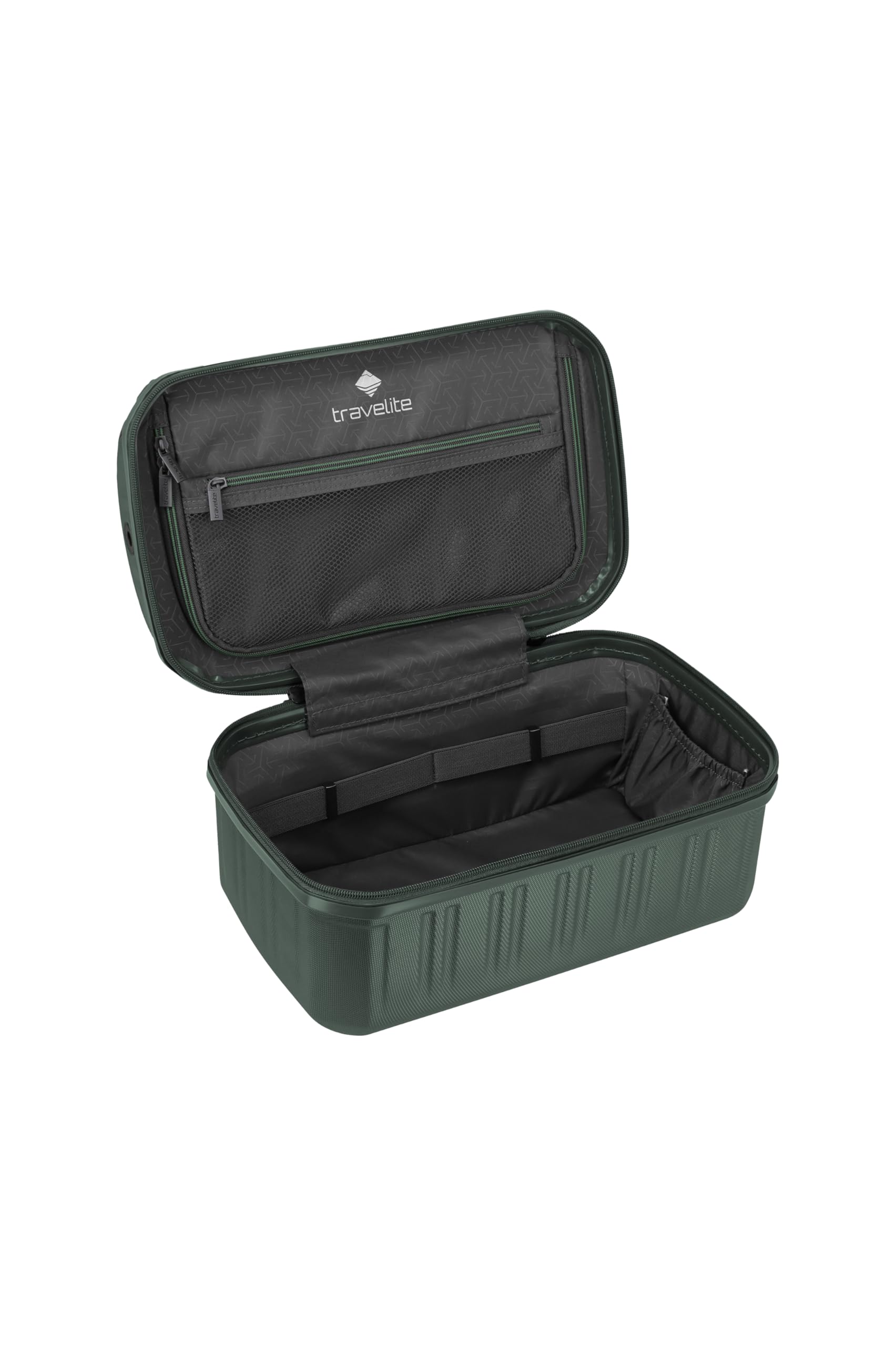 travelite DYNAMIIC Kosmetikkoffer, Beautycase 27x38x23 cm, ABS Hartschale, Koffer Aufsteckfunktion, 20 Liter, 1,2 kg