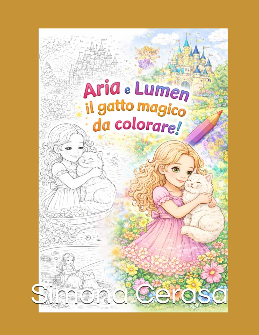 Le avventure di Aria e Lumen da colorare