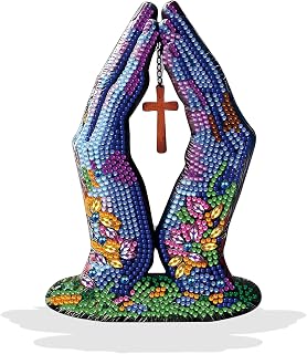 Zha Qiyong Diamond Art Painting Kit Decoration, Diamond Painting, Special Shape Rhinestone Tabletop Decorations, Home Standing Gemstone Painting Sculpture Craft Kit, Diamond Art Statue