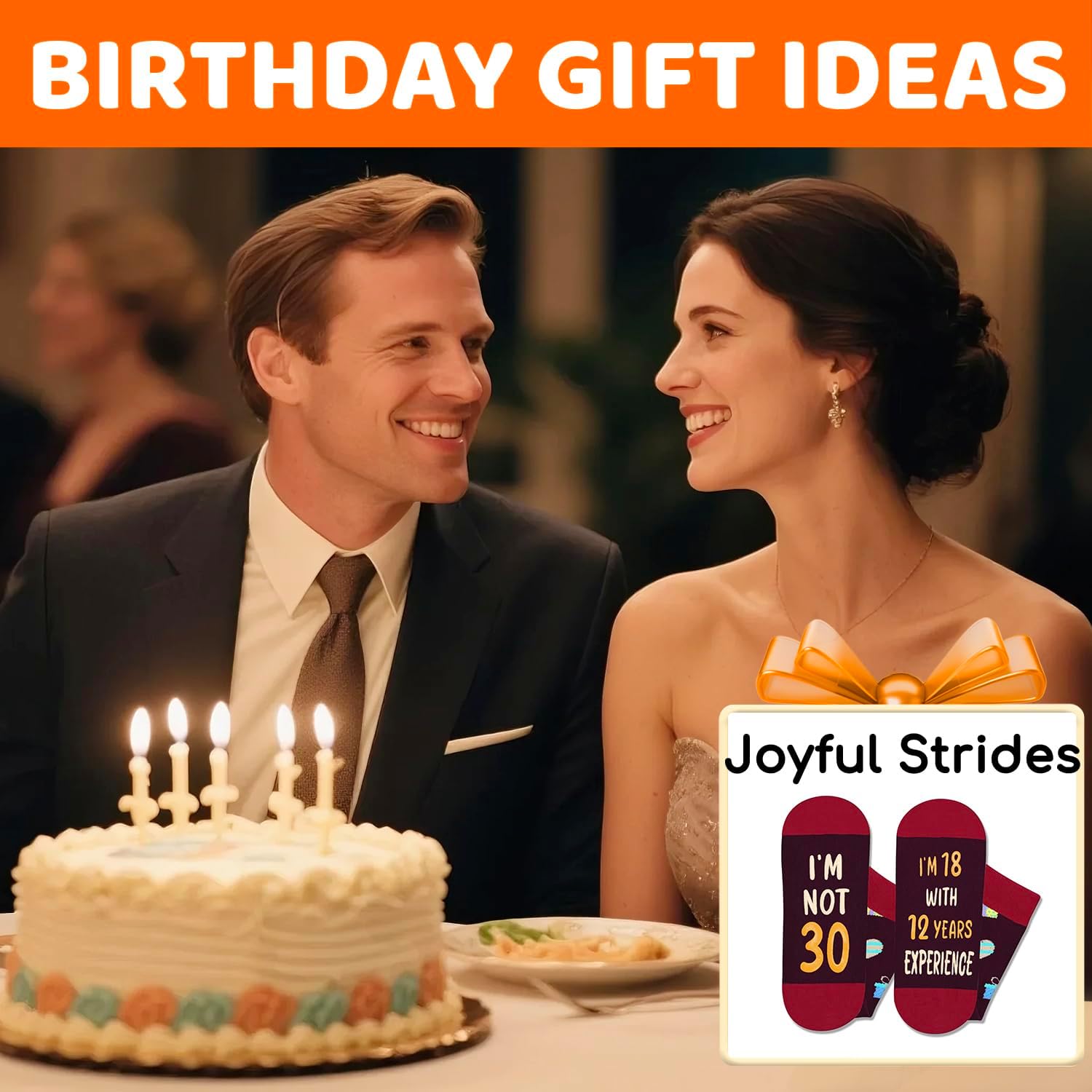 HAPPYPOP Birthday Gifts for Men Women - 30 31 32 33 34 35 36 37 38 39 40 Year Old Socks - Image 4