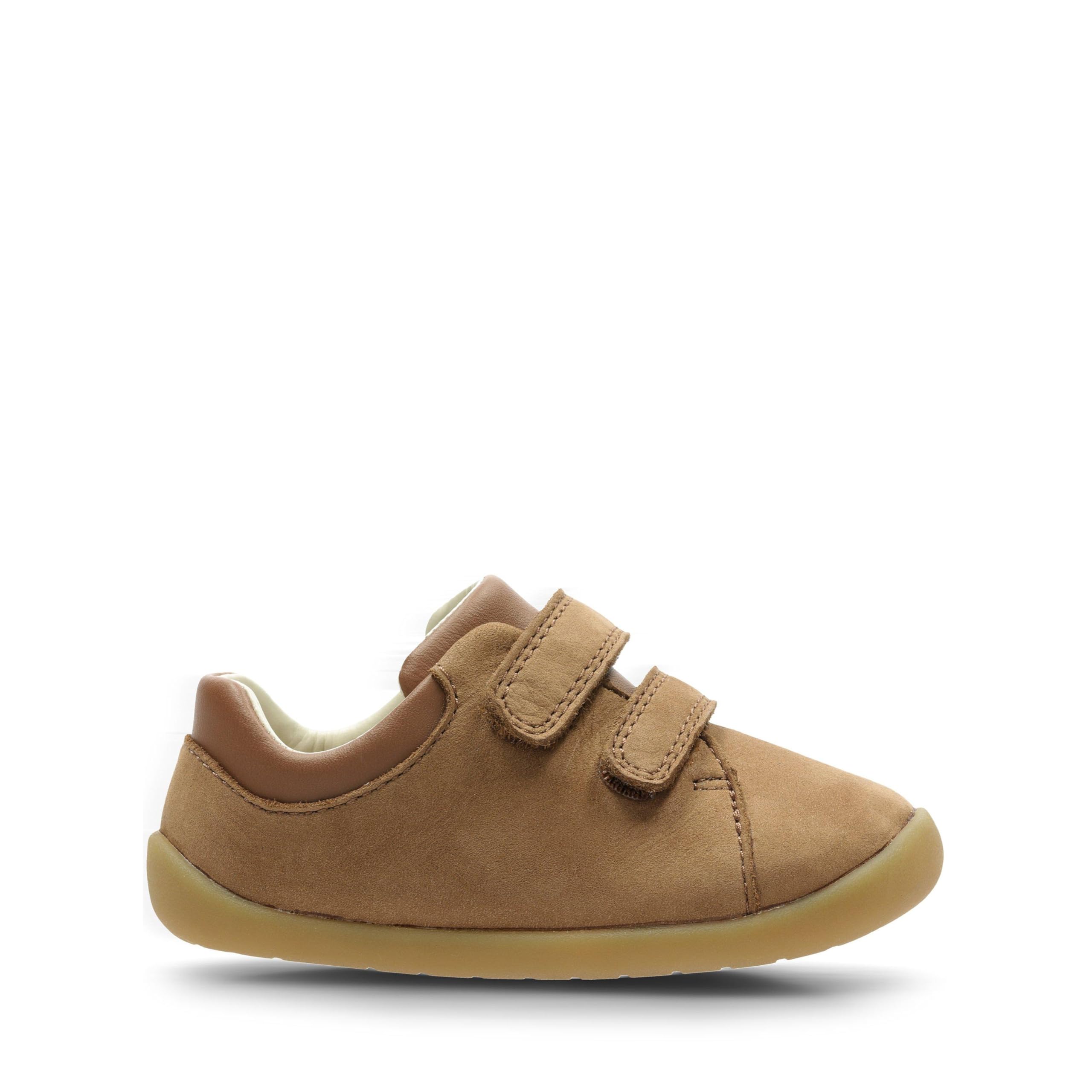 Clarks Boy's Toddler Roamer Craft Sneakers | Premium Leather | Riptape Fastening | Flexible Rubber Sole | Wide Fit Available - 4
