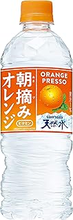 サントリー 朝摘みオレンジ&南アルプスの天然水(冷凍兼用) 540ml×24本