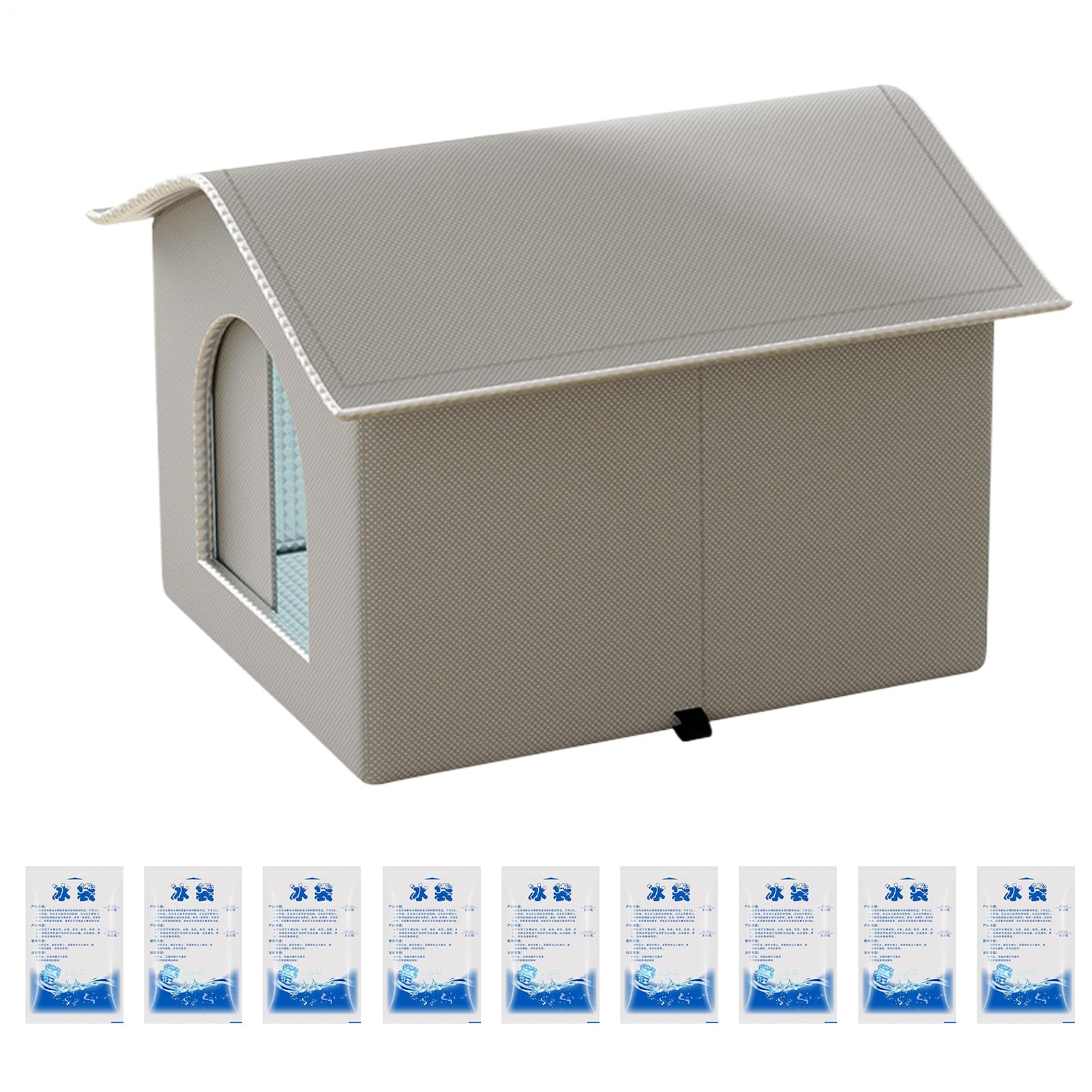 Maison rafraîchissante pour chat et abri portable d'hiver pour voyage et intérieur