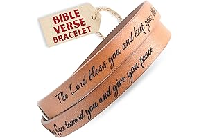 Christian Bracelets for Women: Handcrafted Leather with Inspiring Bible Verses